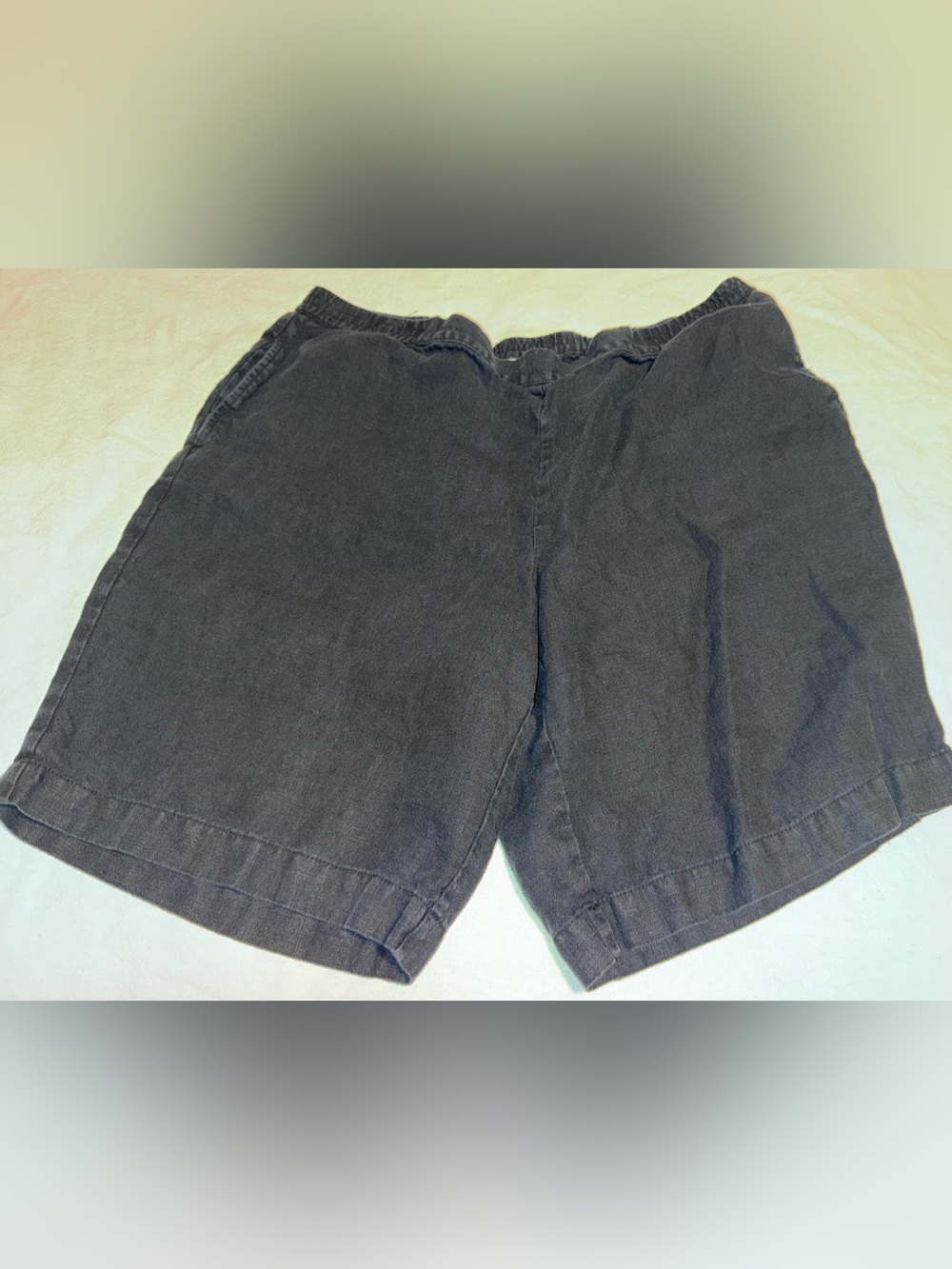 J Jill 100% Linen black Women’s Shorts